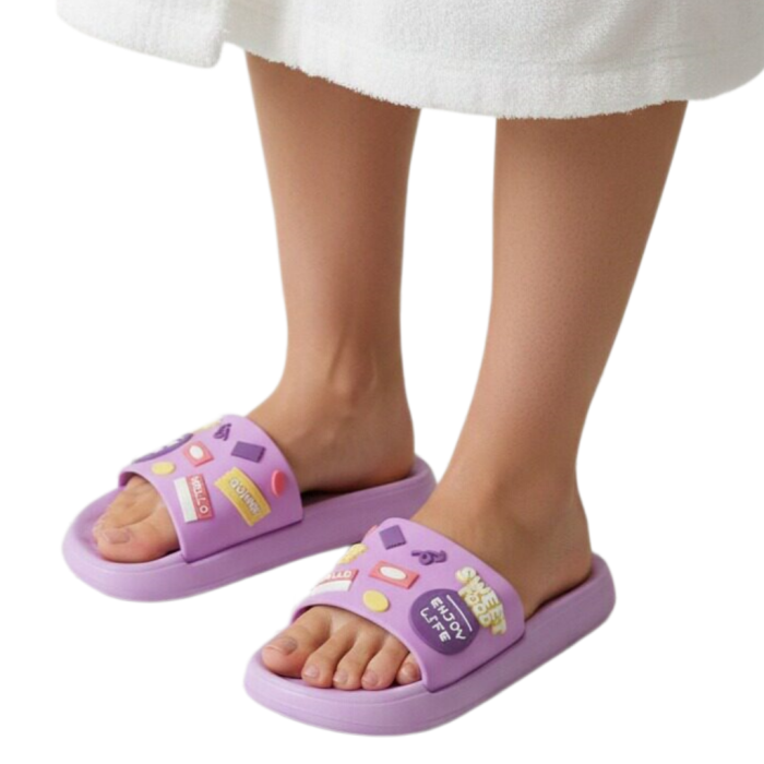 Papuci veseli H726mov [2]