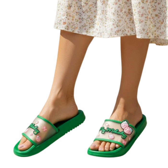 Papuci veseli H736verde [2]