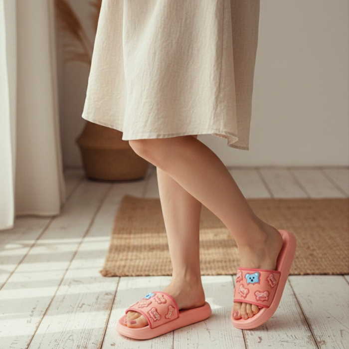 Papuci veseli H725roz [8]