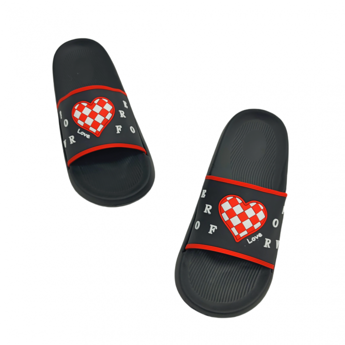 Papuci veseli H712negru [3]