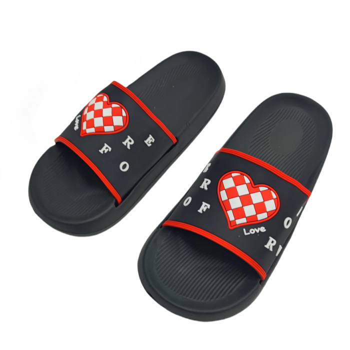Papuci veseli H712negru [1]