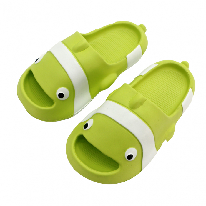 Papuci veseli in forma de pestisor NUO-331verde [1]