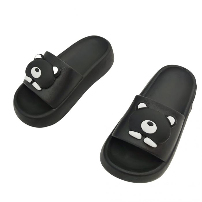 Papuci veseli Ursulet H671negru [1]