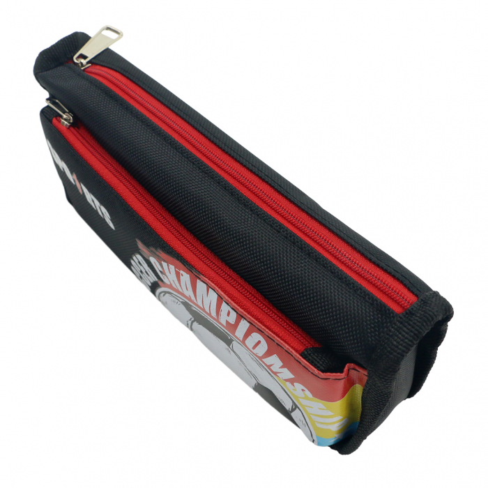 Penar neechipat cu 2 compartimente model fotbal HZ-7098negru [2]