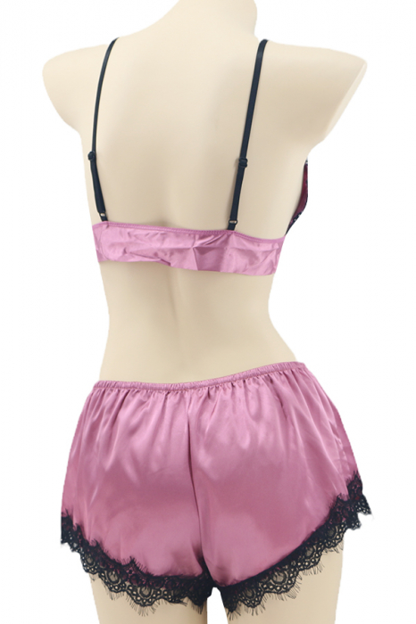 Set pijama sexy doua piese, top si pantaloni scurti TY-SD172mov [2]