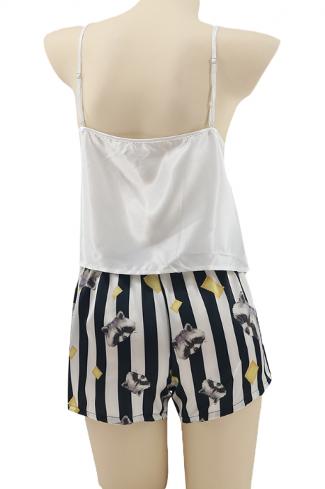 Set pijama doua piese, maiou si pantaloni scurti TY-SD212negru [2]