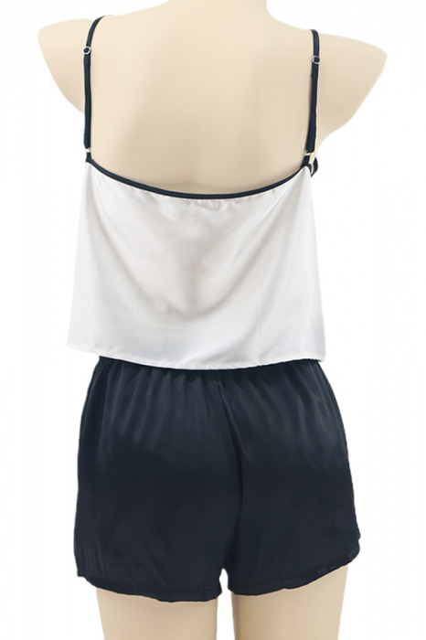 Set pijama doua piese, maiou si pantaloni scurti TY-SD322negru [2]