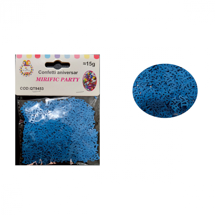 Confetti aniversar pentru decoratiuni 15 g QT9453 [3]