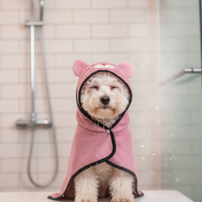 Prosop moale pentru uscare, super-absorbant MDL-2421roz [2]