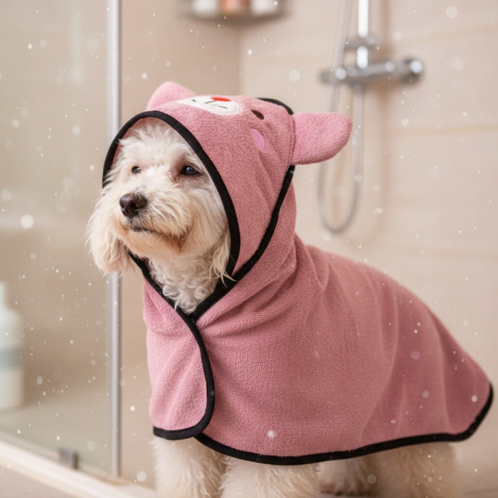 Prosop moale pentru uscare, super-absorbant MDL-2421roz [1]