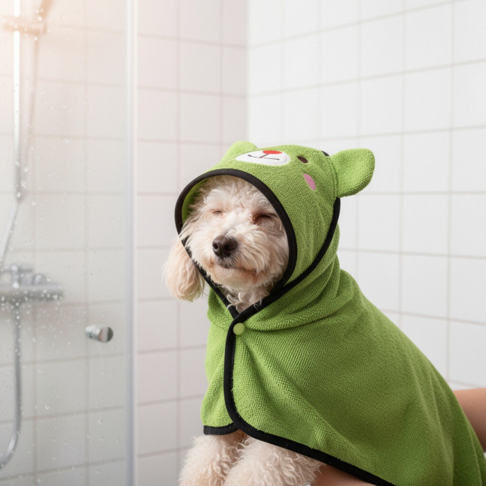 Prosop moale pentru uscare, super-absorbant MDL-2421verde [3]