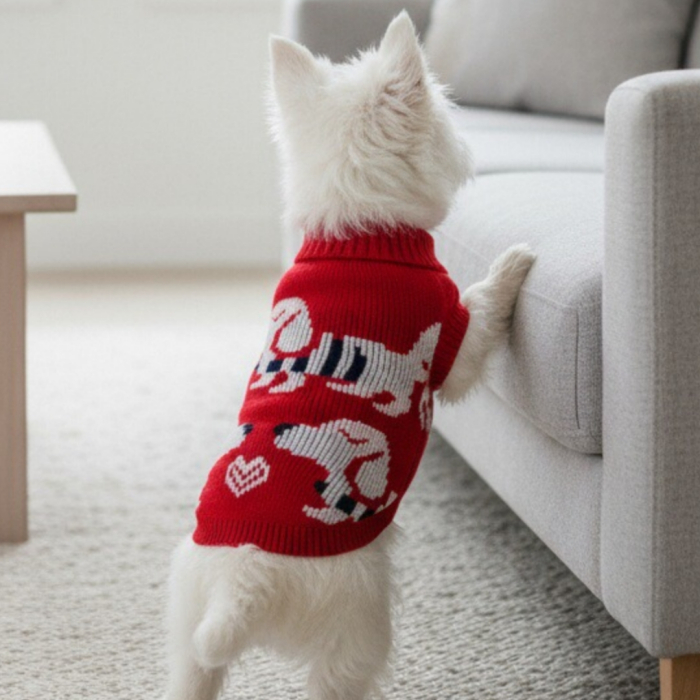 Pulover tricotat XINA2207rosu [3]