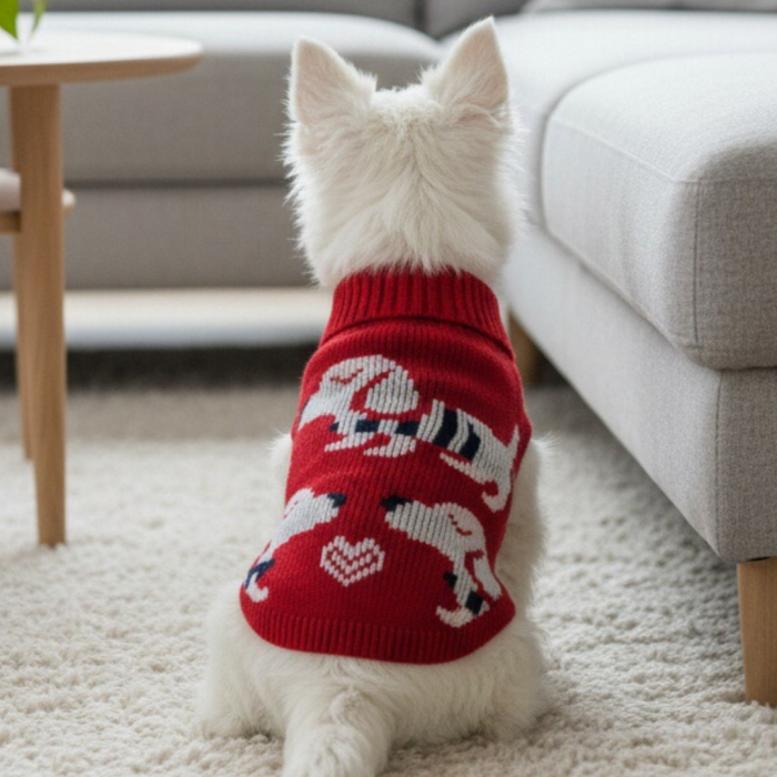 Pulover tricotat XINA2207rosu [1]