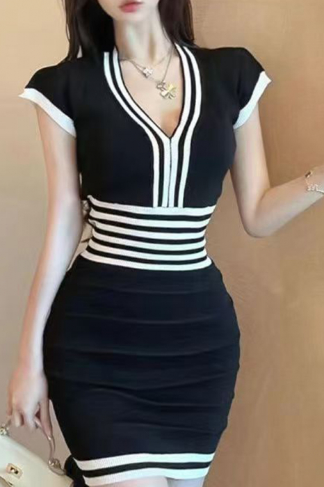 Rochie tricotata de vara in stil coreean XPX-9785 [6]
