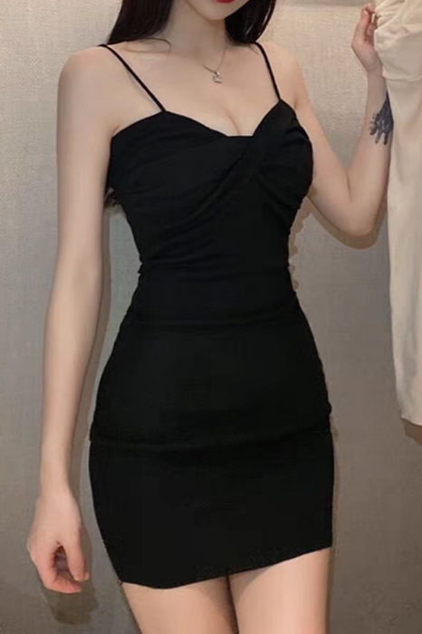 Rochie chic si eleganta XPX-Q388negru [5]