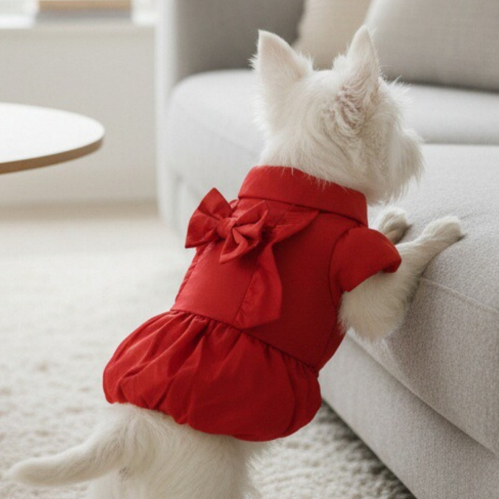 Rochita de iarna cu funda MDL-2416rosu [2]