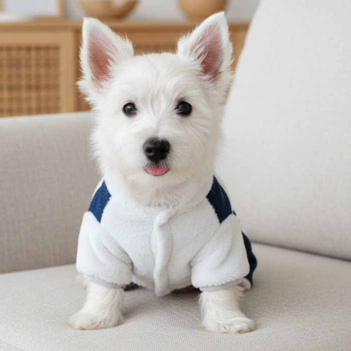 Salopeta de iarna din material denim si cocolino MDL-2419gri [4]