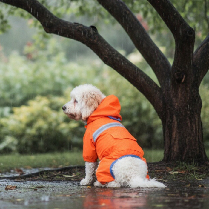 Salopeta de ploaie cu banda reflectorizanta MDL-17B [4]