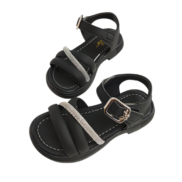 Sandale cu aplicatii decorative XA-2522negru [8]