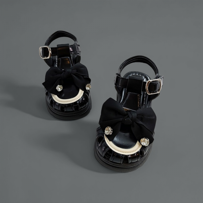 Sandale cu aplicatii decorative XA-2523negru [3]