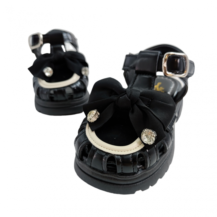 Sandale cu aplicatii decorative XA-2523negru [7]