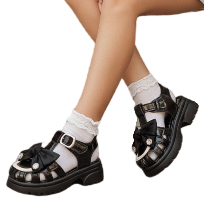 Sandale cu aplicatii decorative XA-2523negru [7]