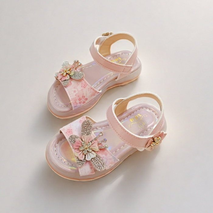 Sandale cu aplicatii decorative XA-2524roz [6]