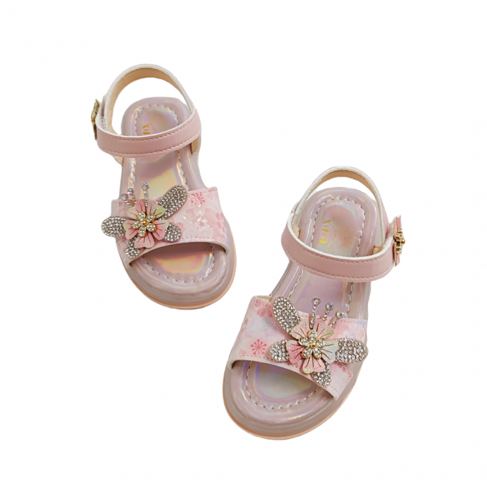 Sandale cu aplicatii decorative XA-2524roz [10]