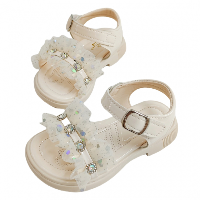 Sandale cu aplicatii decorative XA-2526bej [9]