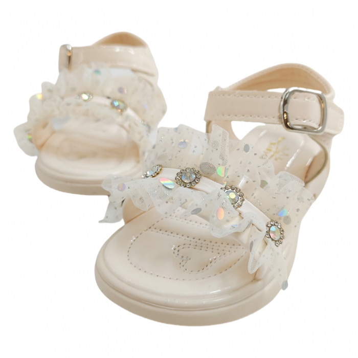 Sandale cu aplicatii decorative XA-2526bej [10]