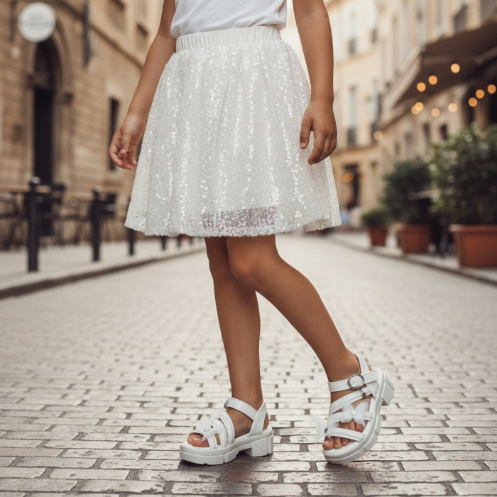 Sandale cu platforma XA-2602alb [5]