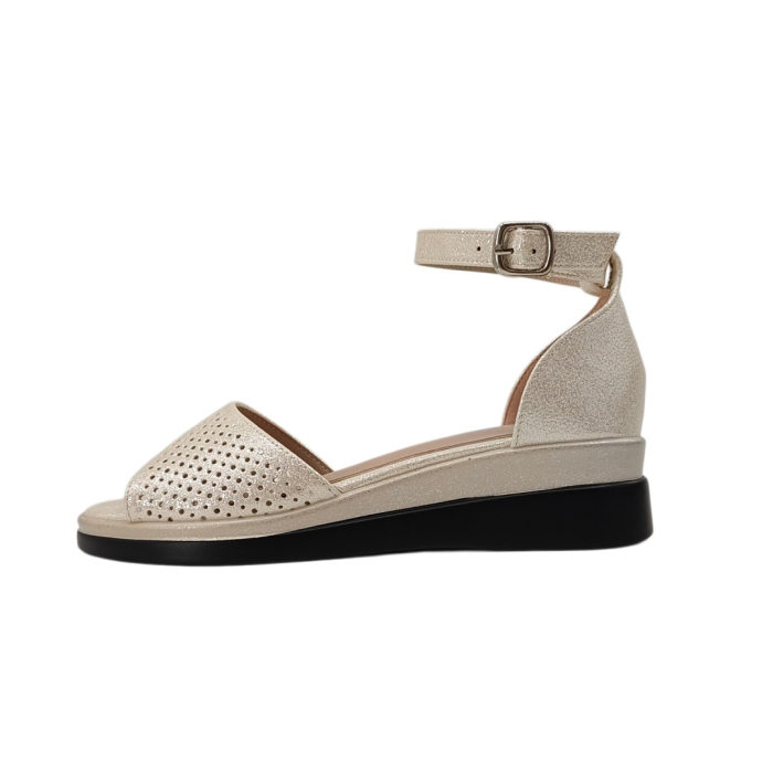 Sandale cu platforma A-08auriu [6]
