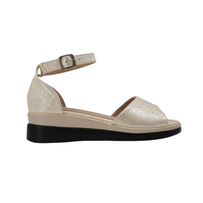 Sandale cu platforma A-09auriu [7]