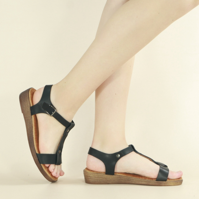 Sandale cu platforma LX55negru [4]