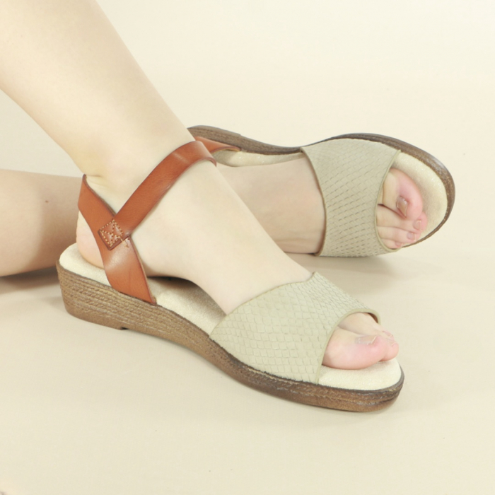 Sandale cu platforma LX53bej [2]