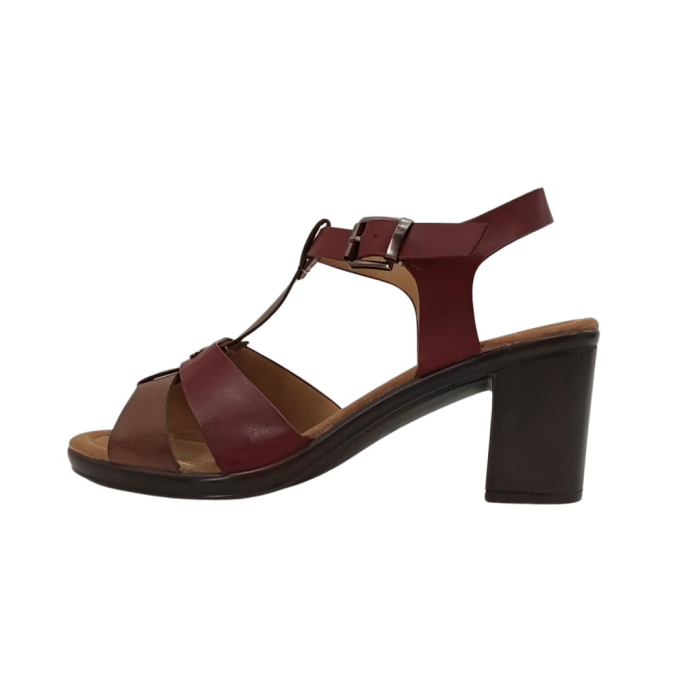 Sandale cu toc 9671-5visiniu [3]