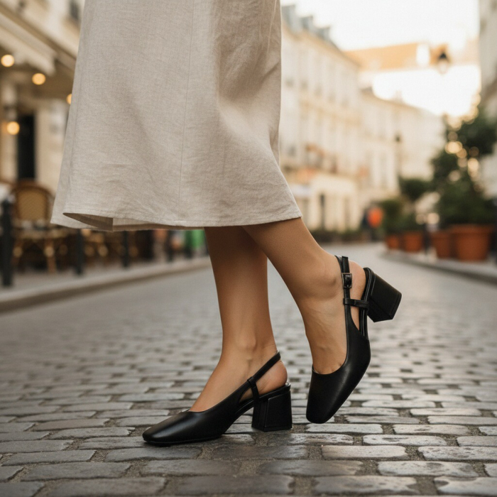 Sandale cu toc L-70negru [4]