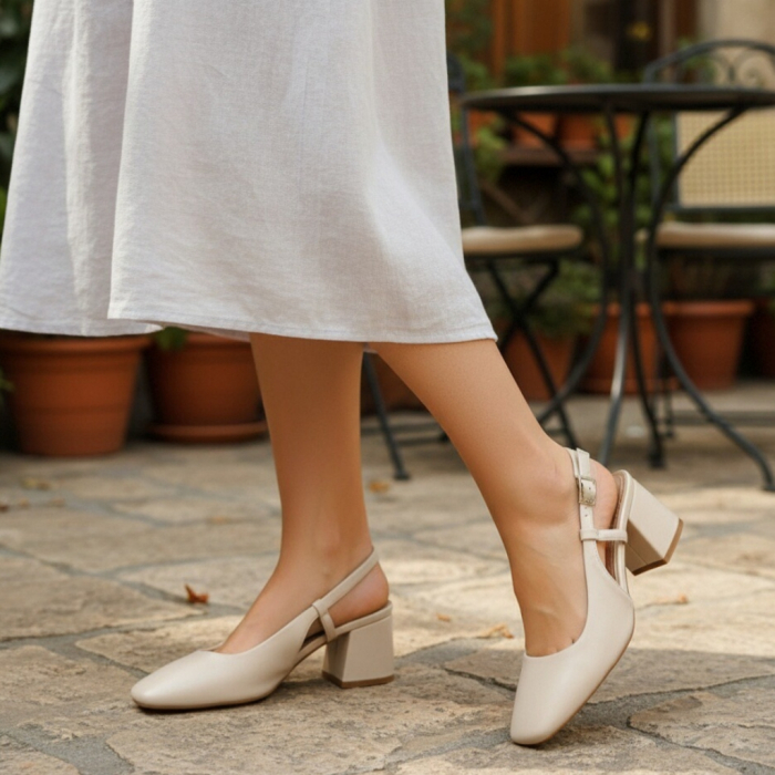 Sandale cu toc L-70bej [3]