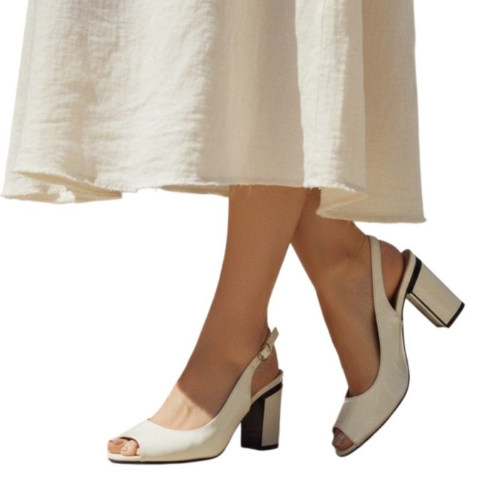 Sandale cu toc L-72bej [5]