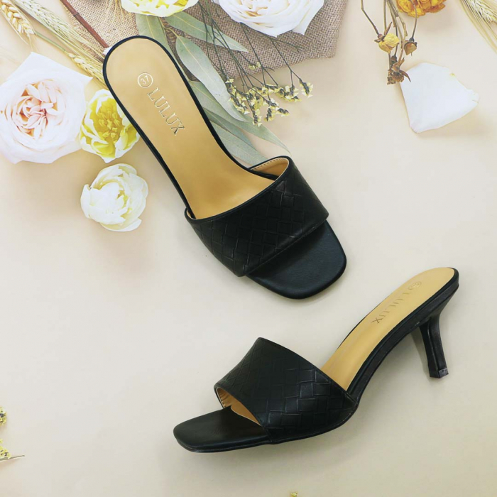 Sandale cu toc M20negru [4]