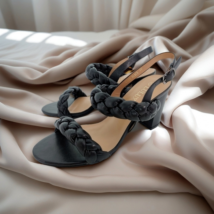 Sandale cu toc GL03negru [7]