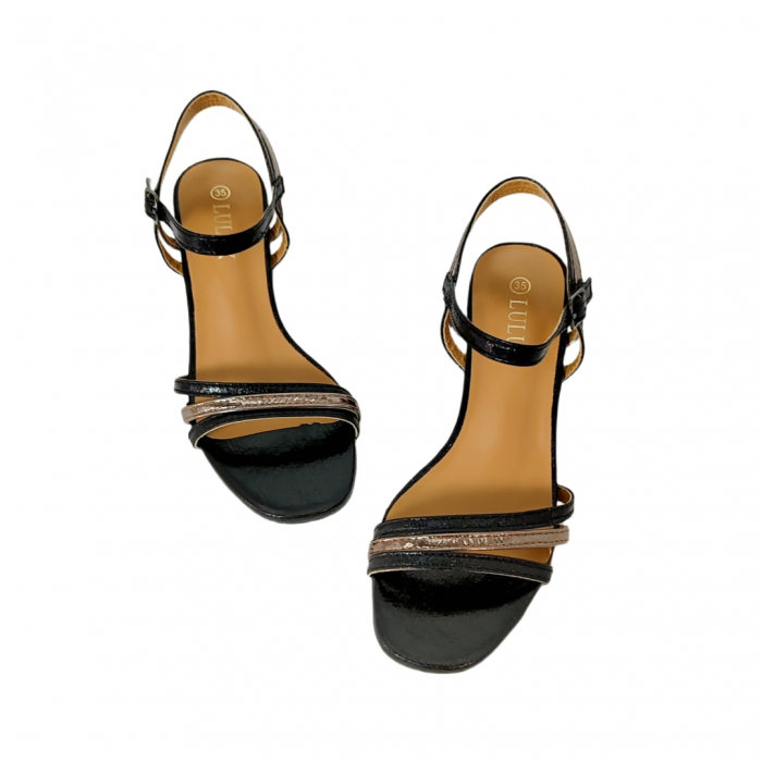 Sandale elegante cu toc GL-46negru [7]