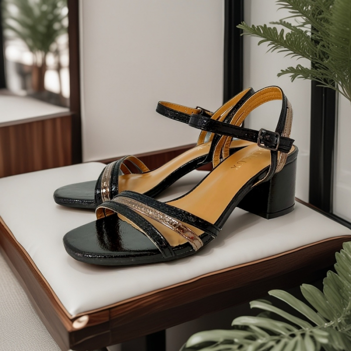 Sandale elegante cu toc GL-46negru [9]