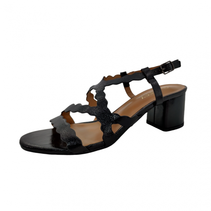 Sandale cu toc GL47negru [6]