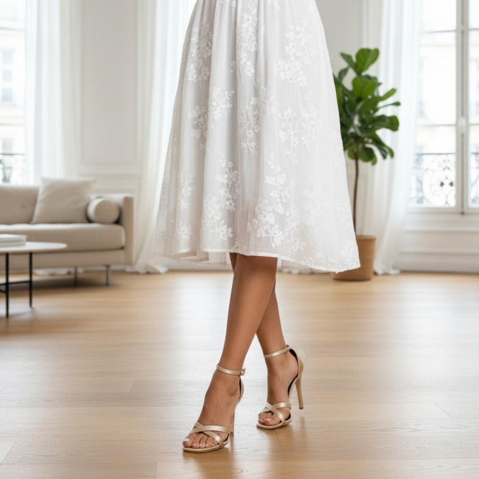 Sandale elegante cu toc 958bej [2]