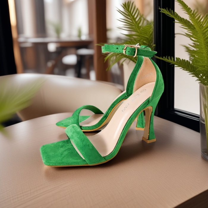 Sandale elegante cu toc A23-528 [3]
