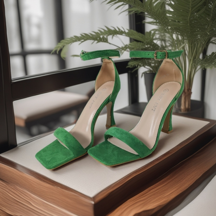 Sandale elegante cu toc A23-528 [5]