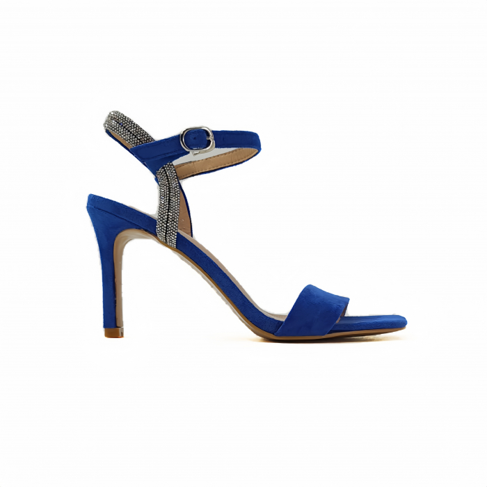 Sandale elegante cu toc F-18bleumarin [2]