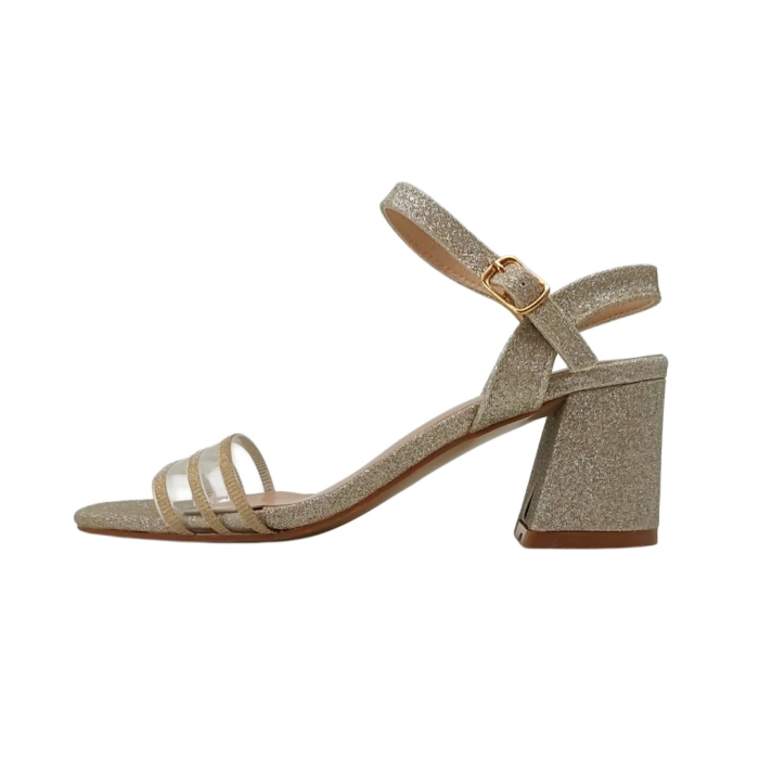 Sandale elegante cu toc GL44auriu [3]