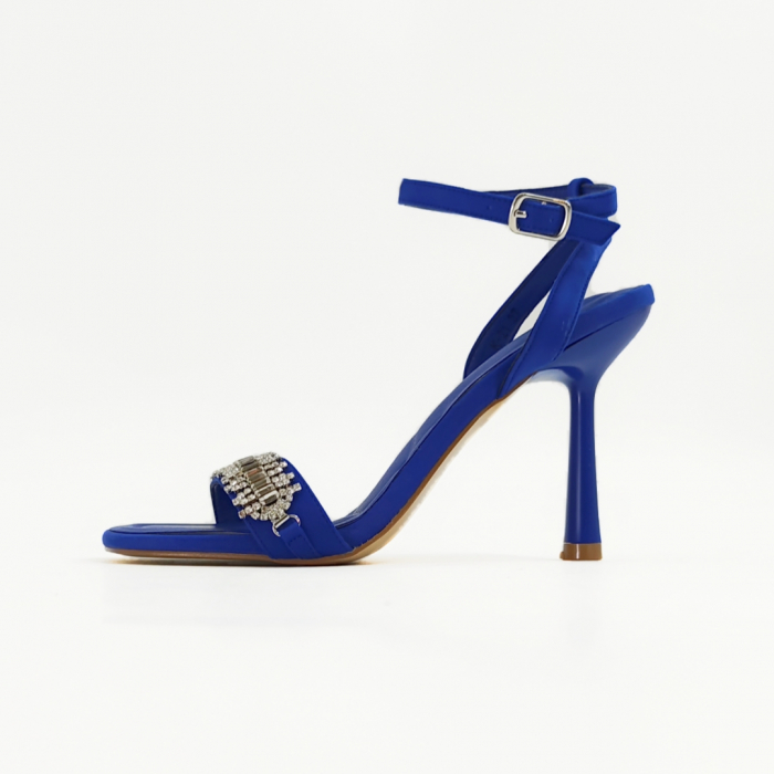 Sandale elegante cu toc K-21albastru [3]
